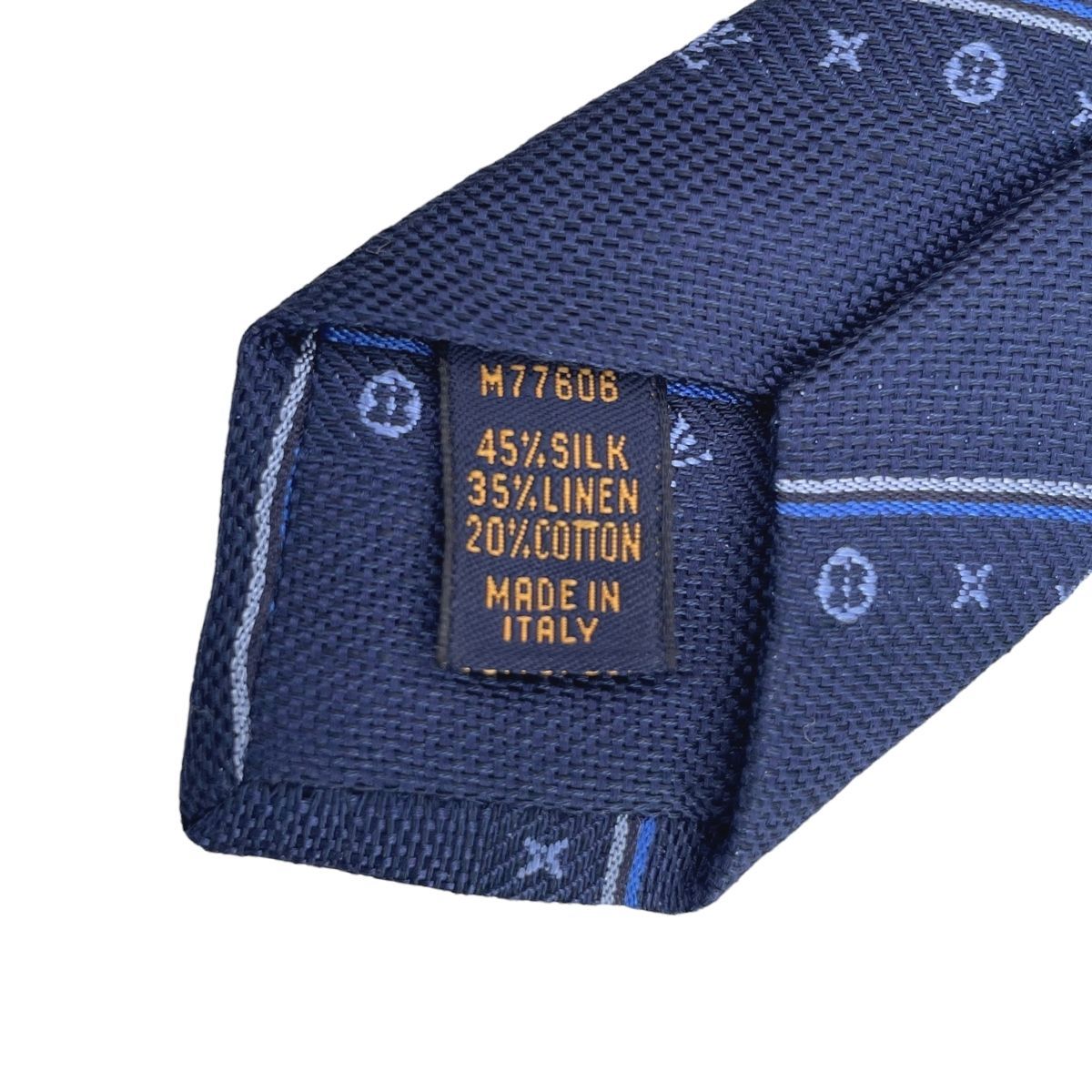 中古】 LOUIS VUITTON ルイ・ヴィトン ネクタイ M77606