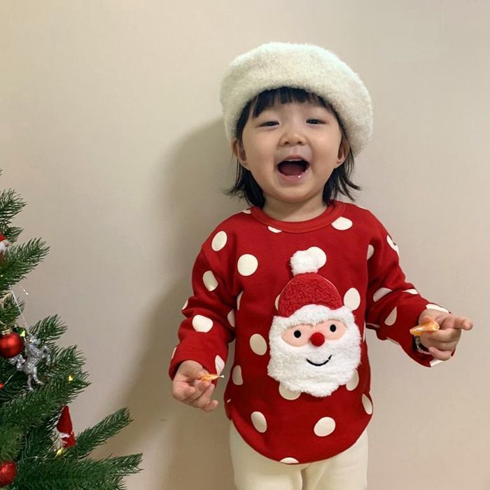 クリスマス 上下セット サンタ 子供服 コスプレ キッズ ベビー