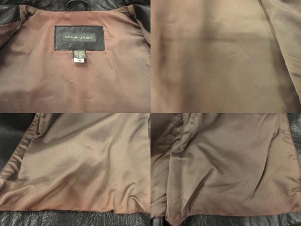 バナナリパブリック BANANA REPUBLIC 00s レザー シングル