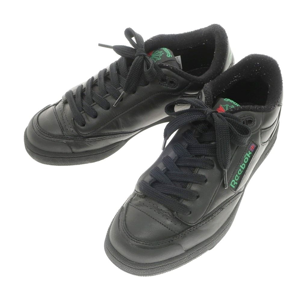 【中古】リーボック Reebok BEAMS別注 CLUB C BLUC レザー スニーカー ブラック【サイズ27cm】【メンズ】