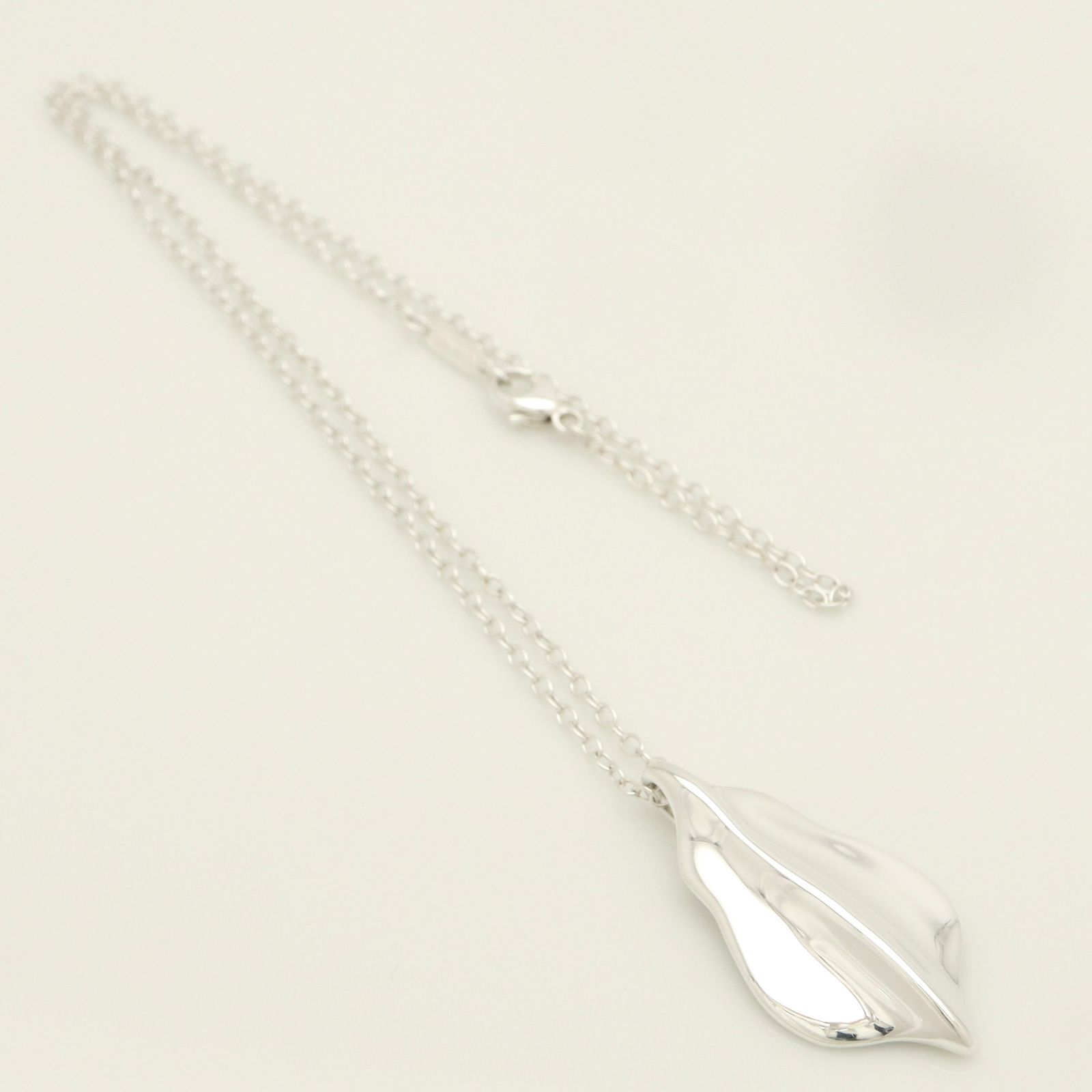 美品】ティファニー TIFFANY&Co. リーフ ネックレス AG925