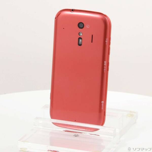 中古品〕 らくらくスマートフォン 32GB ピンク F-42A docomo