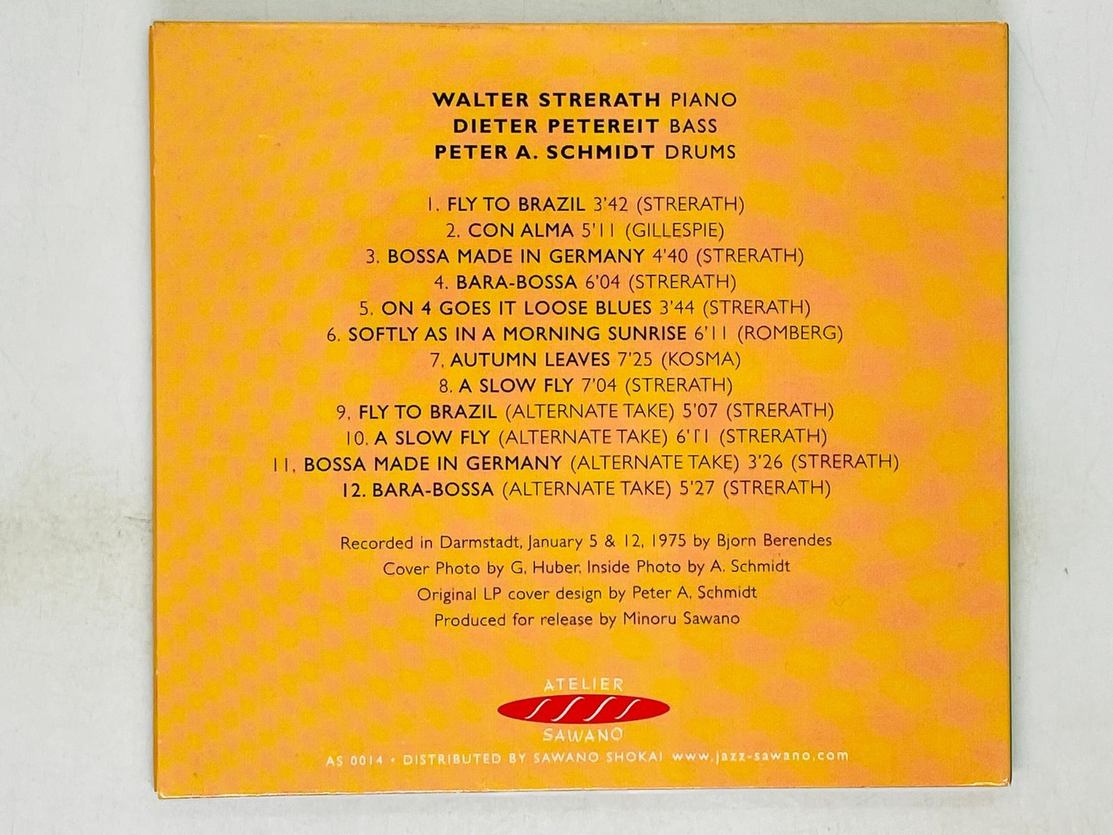 CD 澤野工房 ヴァルター・シュトラート・トリオ walter strerath trio