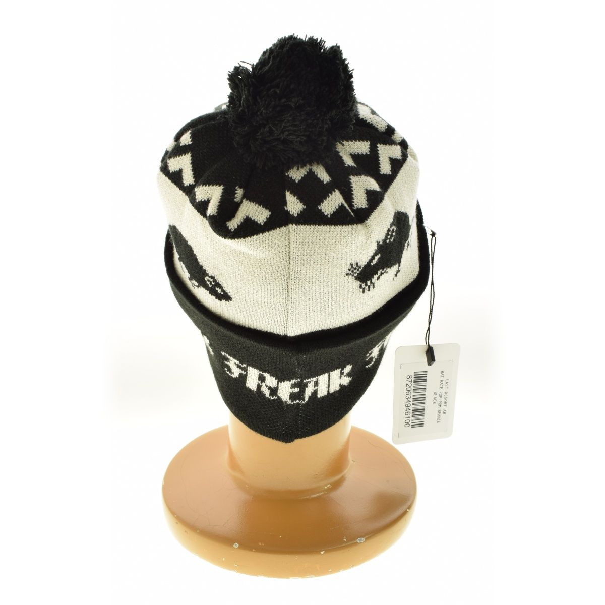 LastResortAB】RatRace PomPomFold Beanie ボンボンニット