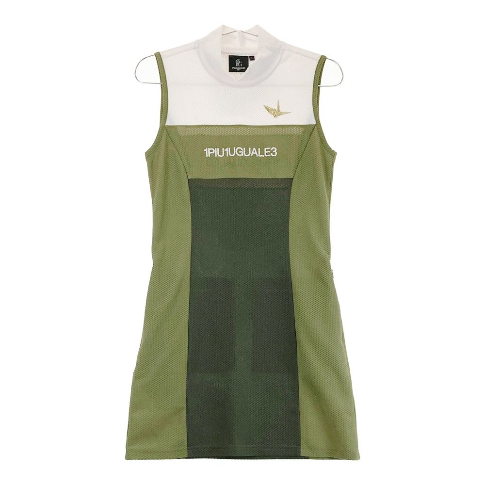 サイズ 1 1PIU1UGUALE3 GOLF GST156 ノースリーブワンピース グリーン系 240101524028 ゴルフウェア レディース ストスト