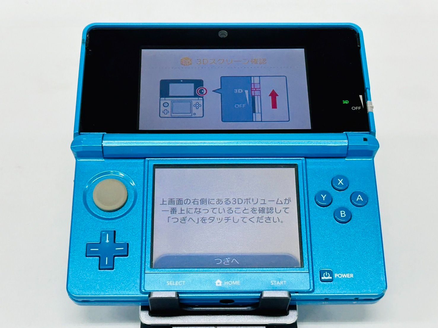 即日発送 Nintendo 3DS ライトブルー/LightBlue 本体 動作確認 