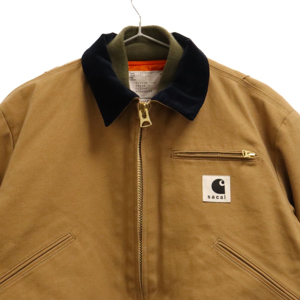 Sacai (サカイ) ×Canvas MA-1 jacket Detroit×キャンバス MA-1