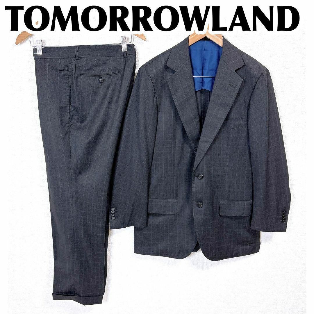 専用【極美品】TOMORROWLAND_ゼニア_セットアップスーツ 美品】トゥモローランド エルメネジルドゼニア生地 スーツセットアップ