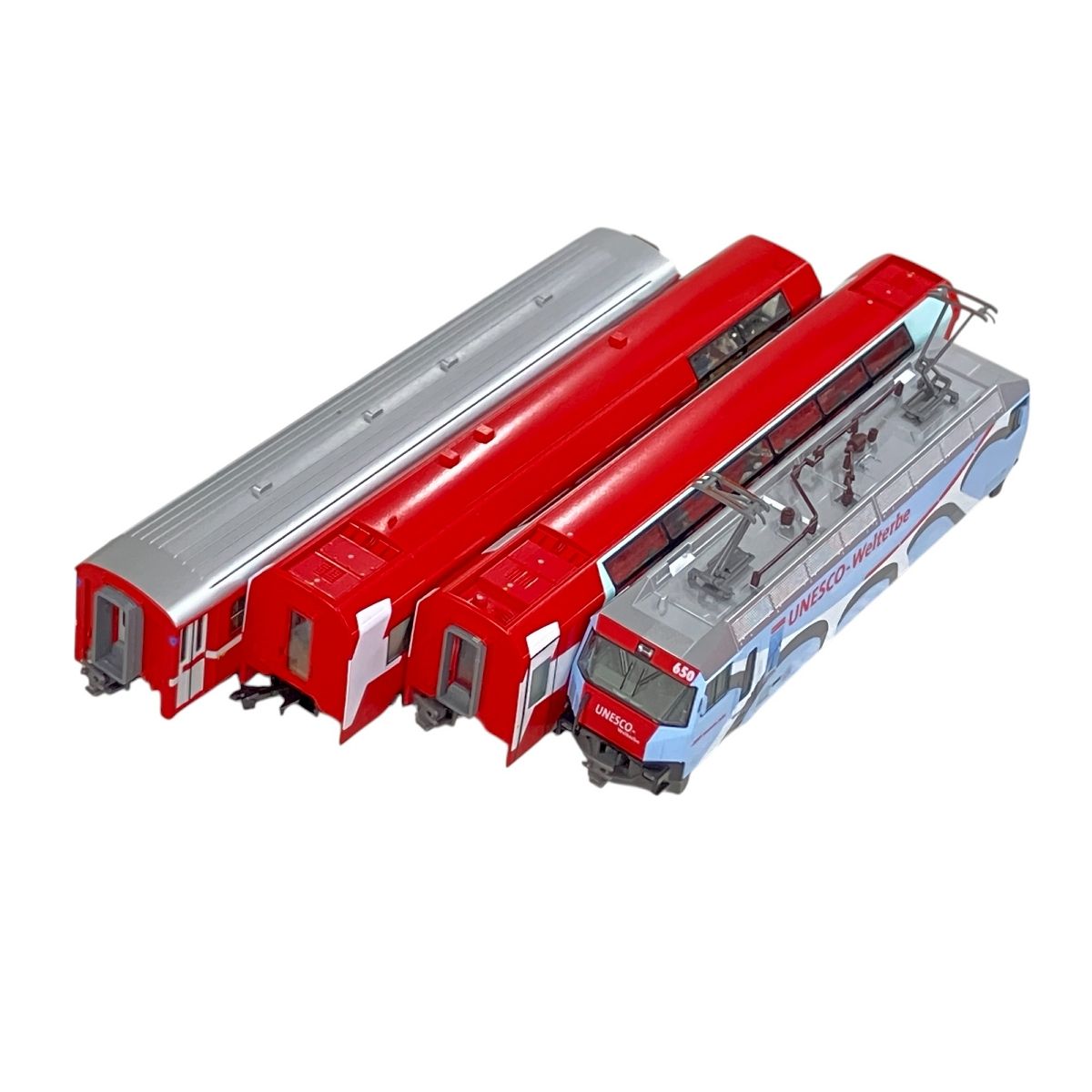 KATO 10-1413 10-1414 アルプスの赤い客車 10-1219 アルプスの
