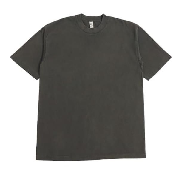 Size:S_Color:VintageBlack(ポケットなし) [ロサンゼルスアパレル] Tシャツ 半袖 メンズ レディース Los Angeles Apparel 6.5oz 無地 ガーメントダイ ロスアパ クルーネック 春 夏 1801GD ヴィンテー