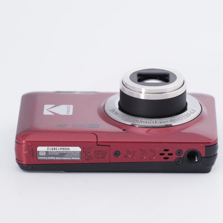 【美品】KODAK FZ55 コンパクトデジタルカメラ （レッド）光学5倍ズーム Amazon | KODAK (コダック) PIXPRO 使いやすい ズーム FZ55-BK