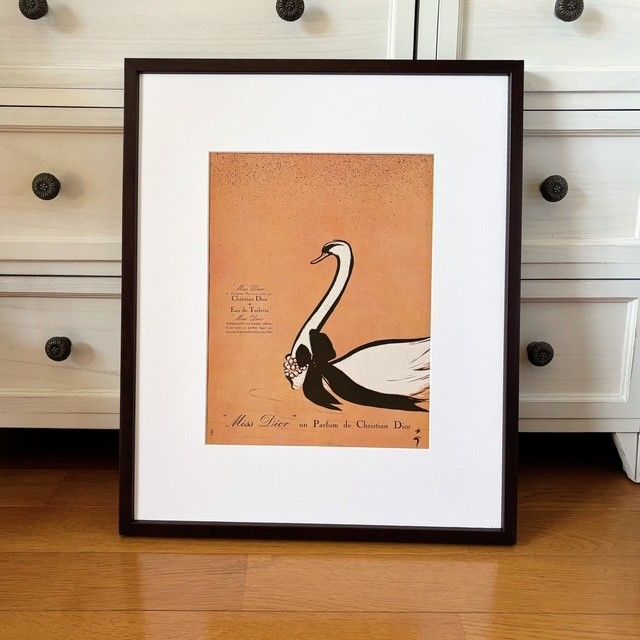 1950年代 広告＞ Dior ディオール Rene Gruau ルネ グリュオ