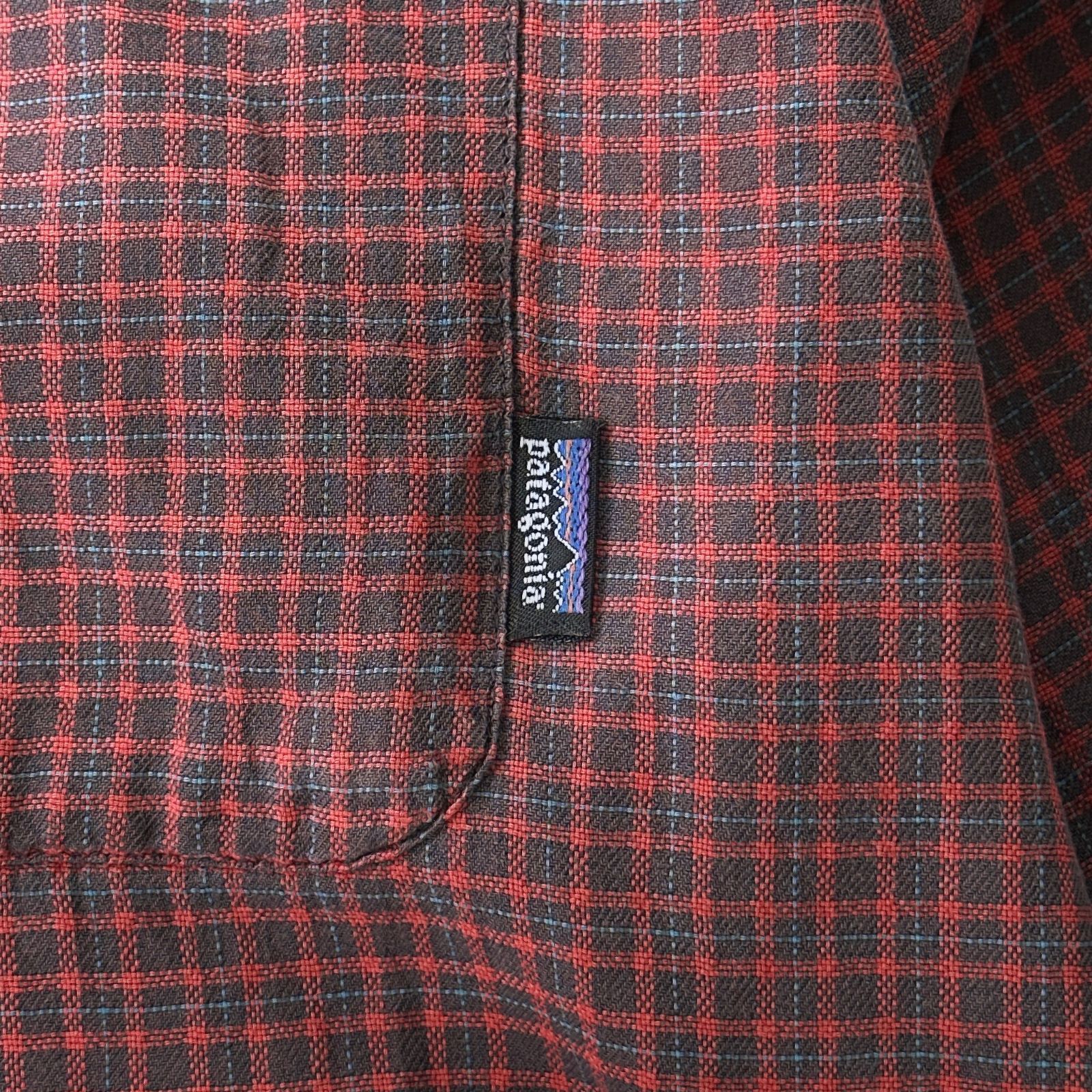 90s パタゴニア ポルトガル製 ライト フランネルシャツ チェック Y2498