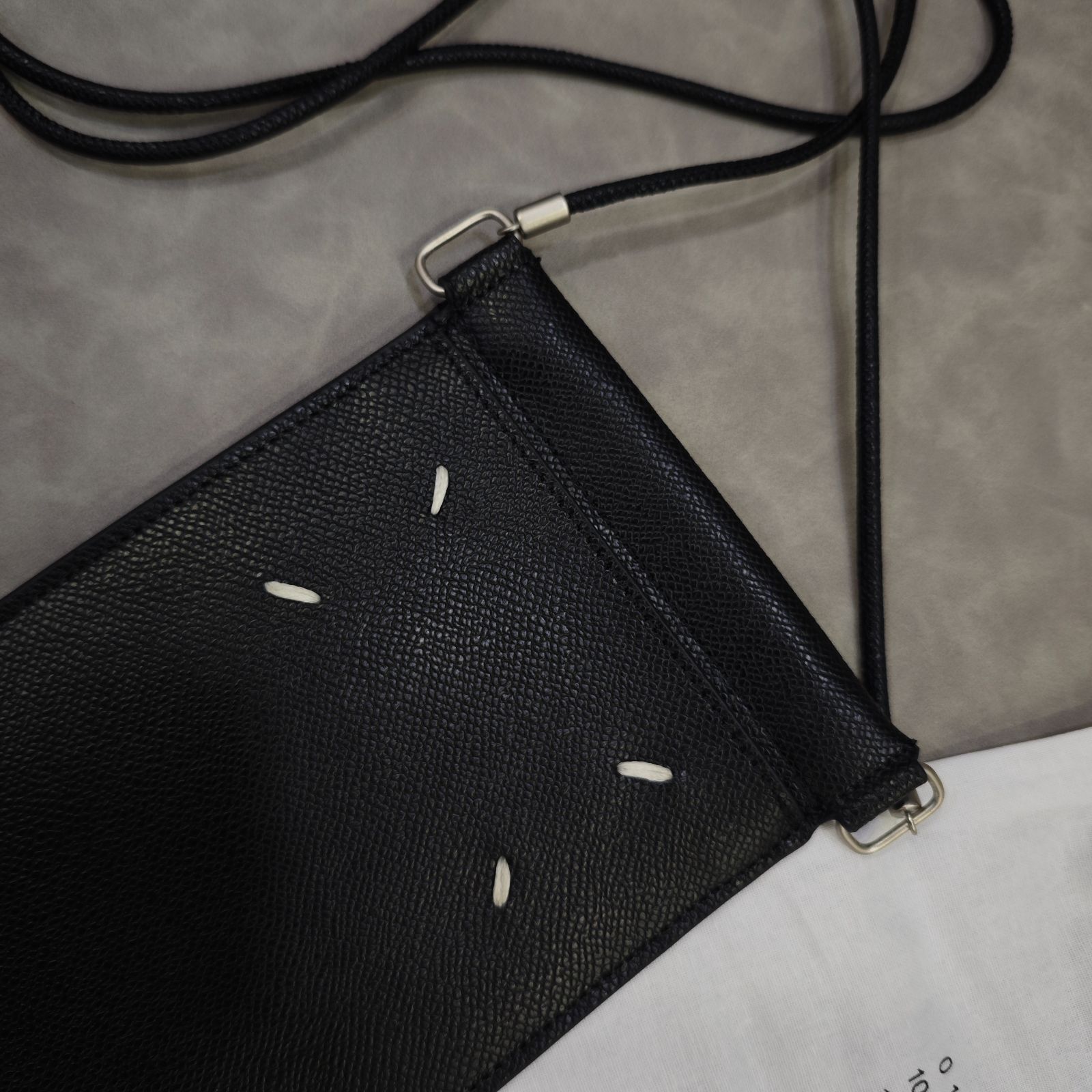 Maison Margiela スマートフォンポーチ ミニショルダーバック 黒  