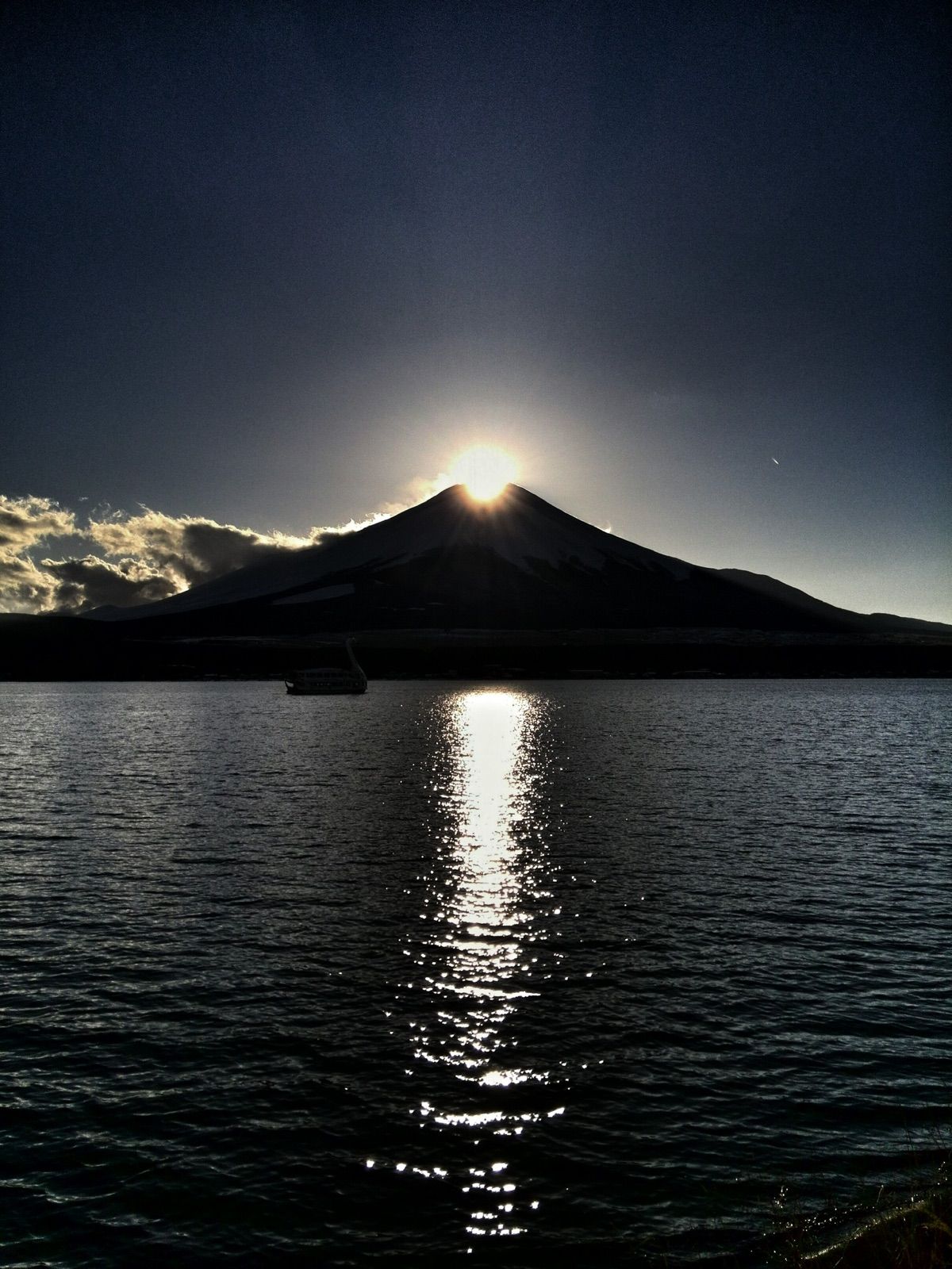 世界遺産「西裏通りからの富士山」写真 A4又は2L版 額付き 通販