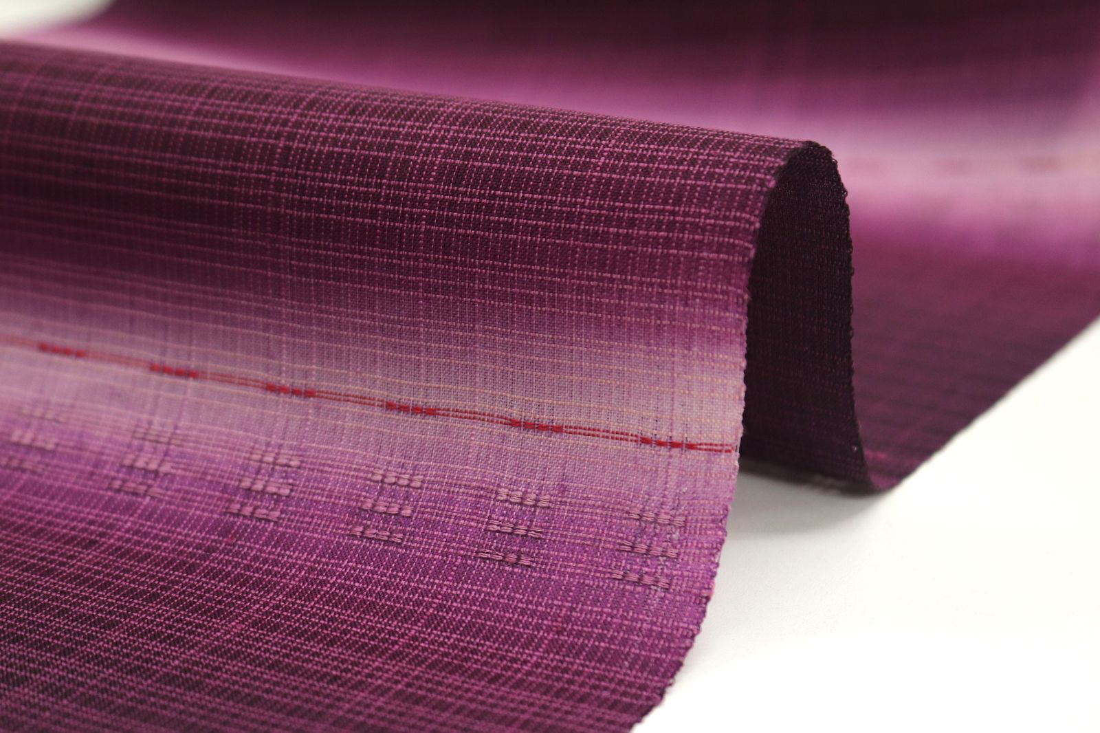 平和屋本店□希少 夏物 国画会 池田リサ 板締め絣 工芸呉服 芥川 九寸