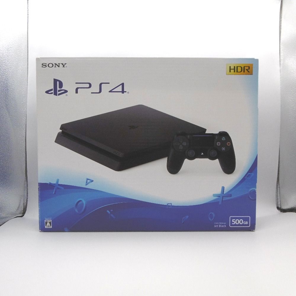 SONY PlayStation 4 PS4 500GB CUH-2100AB01 ジェット・ブラック 動作品 PlayStation ソニー  プレイステーション ゲームハード - メルカリ