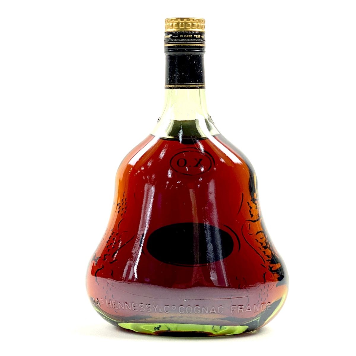古酒♪Hennessy / ヘネシー　XO　金キャップ　グリーンボトル　コニャック　ブランデー　1000ml　40％　未開栓 １円～ JAs Hennessy ヘネシー XO 金キャップ グリーンボトル 700ml 古