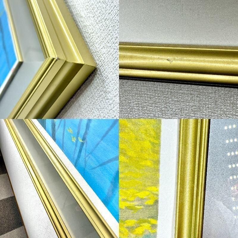 真作保証 東山魁夷 【冬映】 リトグラフ 美品 限定 250 1997年 真作