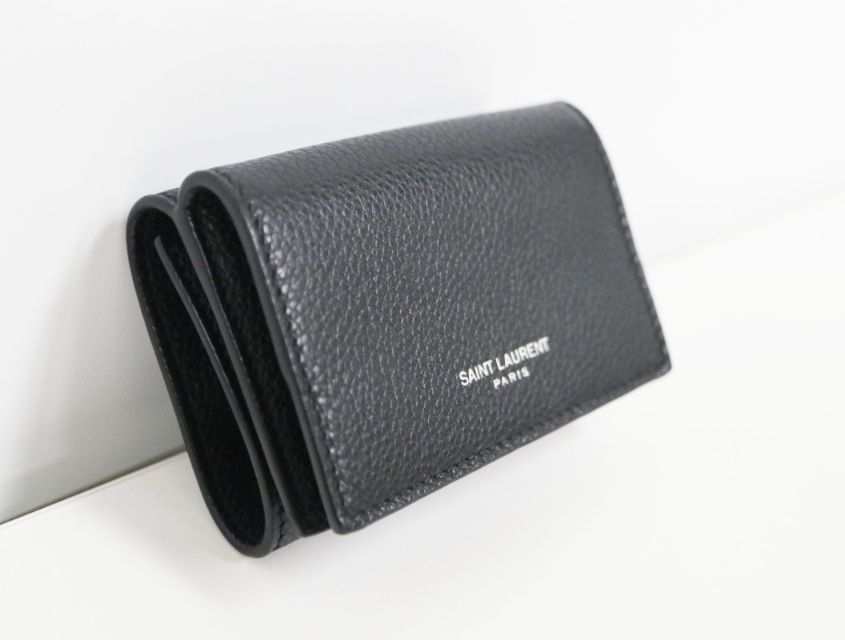 YSL サンローラン 三つ折り サイフ ウォレット ysl サンローラン 二