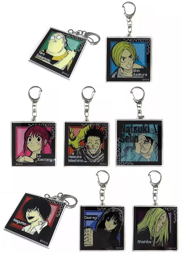 キーホルダー 全8種セット SAKAMOTO DAYS Two-sidesアクリルキーホルダーコレクション ジャンプショップ
