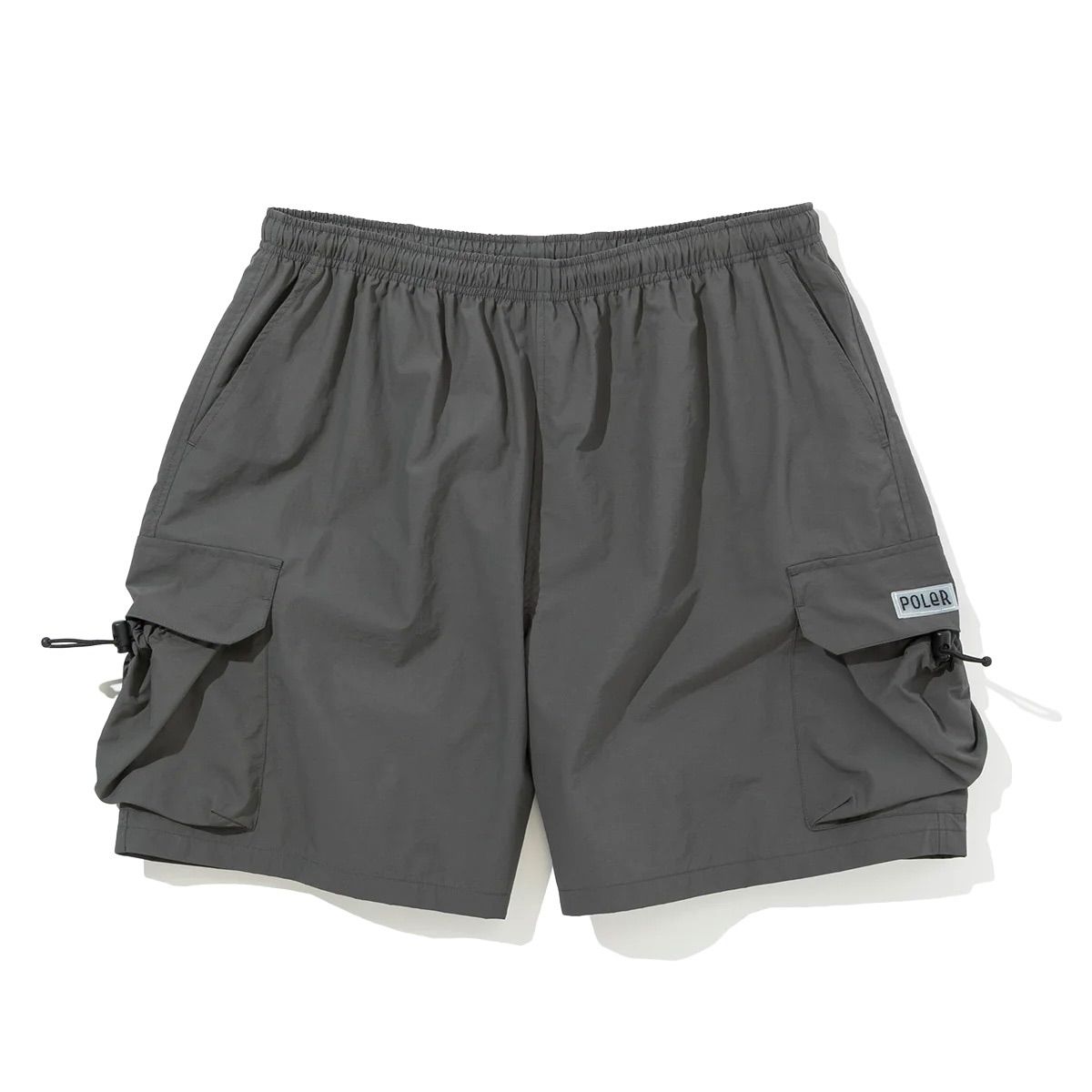 POLER SHIRRING NYLON WIDE CARGO SHORTS 251mcv0004 ポーラー ショートパンツ