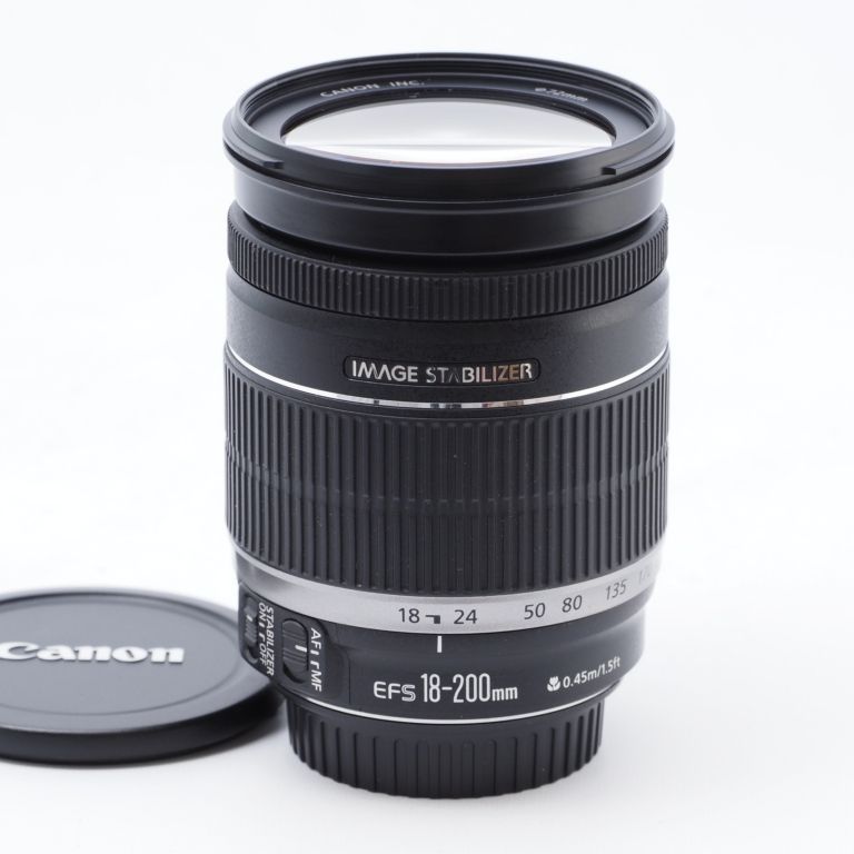 Canon キヤノン 望遠ズームレンズ EF-S18-200mm F3.5-5.6 IS APS-C対応