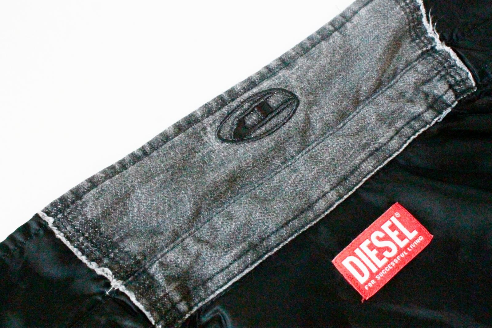 40 DIESEL|S-DOU-DNM-FL|長袖シャツ|40|黒