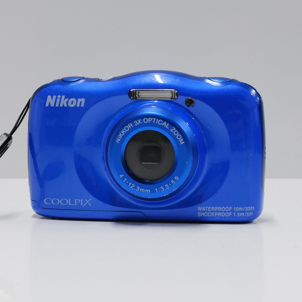 新品同様 COOLPIX S33 ブルー 中古本体 安心保証 即日発送