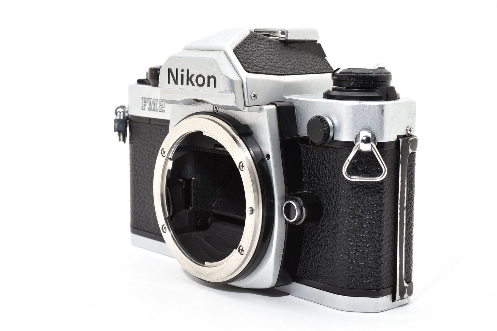 実用品 Nikon ニコン FM 2 ボディ シルバー MF 一眼レフフィルムカメラ ＃3294