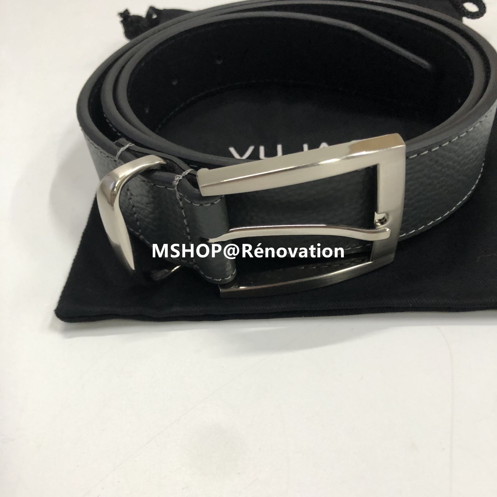 EXCURSION LEATHER BELT (BASALT) – VUJA DÉ