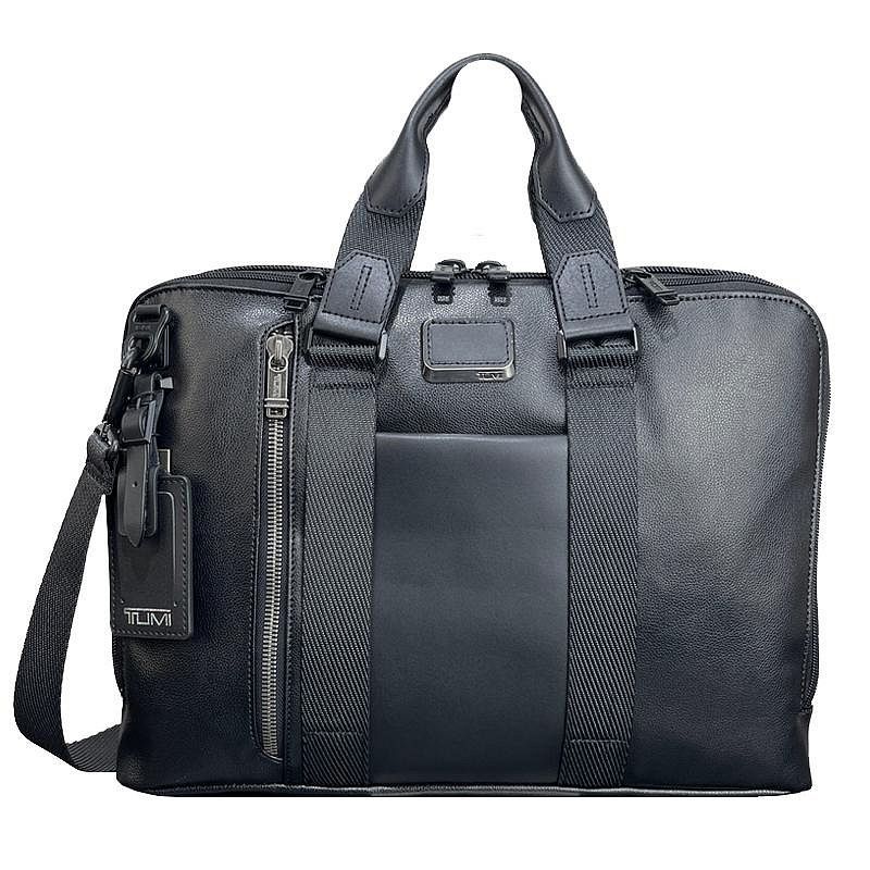 トゥミ TUMI ALPHA BRAVO アヴィアーノ 2WAY 本革 ブラック ブリーフ 