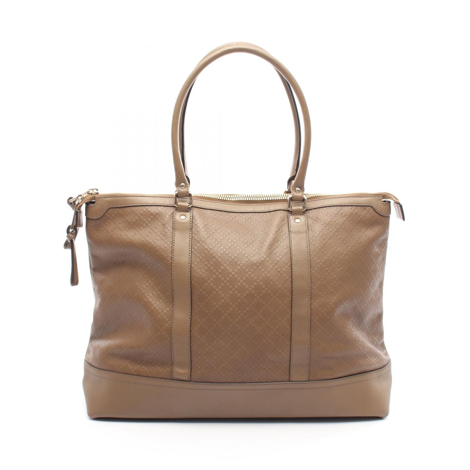 グッチ GUCCI トートバッグ GGクリスタル 327793 ブラウン レザー