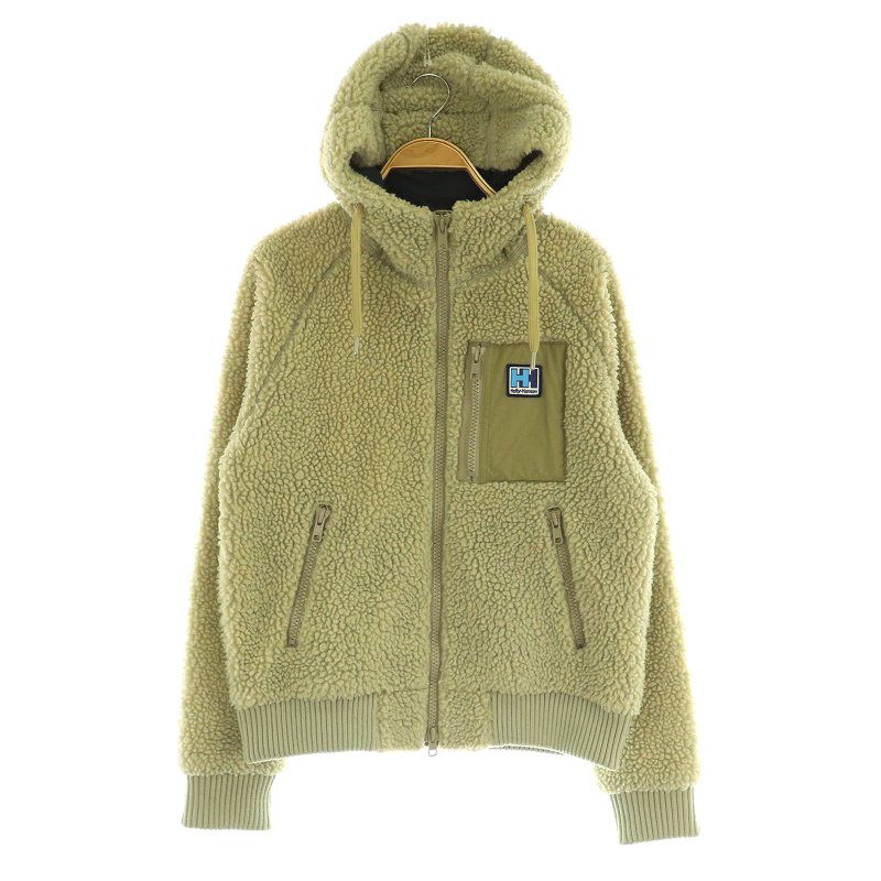 HELLY HANSEN - ヘリーハンセン スリックジャケット ジップアップパーカー 収納袋付き M カーキ ヘリーハンセン HELLY HANSEN メンズ スリックジャケット