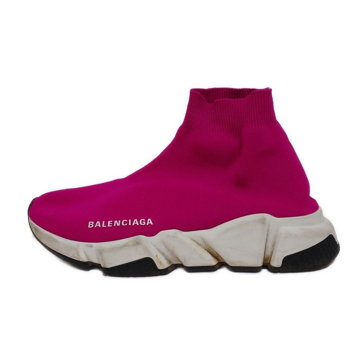 BALENCIAGA バレンシアガ スニーカー EUR37 レディース - ピンク ソックススニーカー