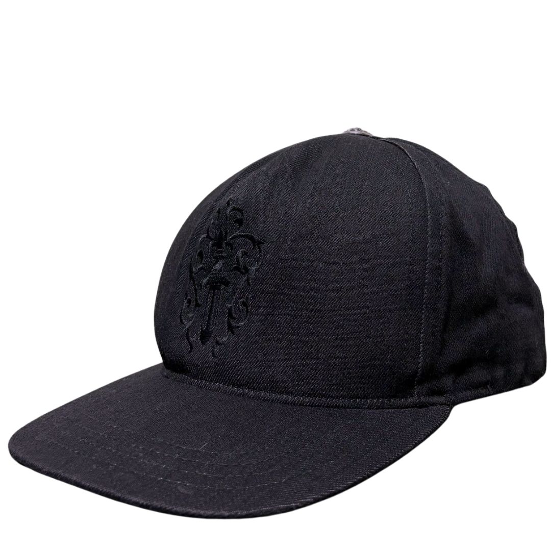 CHROME HEARTS 黒 キャップ CHROME HEARTS】クロムハーツ『ロゴ キャップ size7 1/4 57.8cm