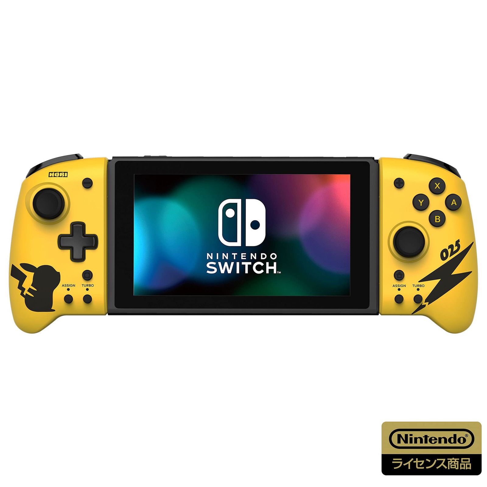 任天堂ライセンス商品 グリップコントローラー for Nintendo Switch ピカチュウ-COOL Nintendo Switch対応 ピカチュウCOOL コントローラーのみ