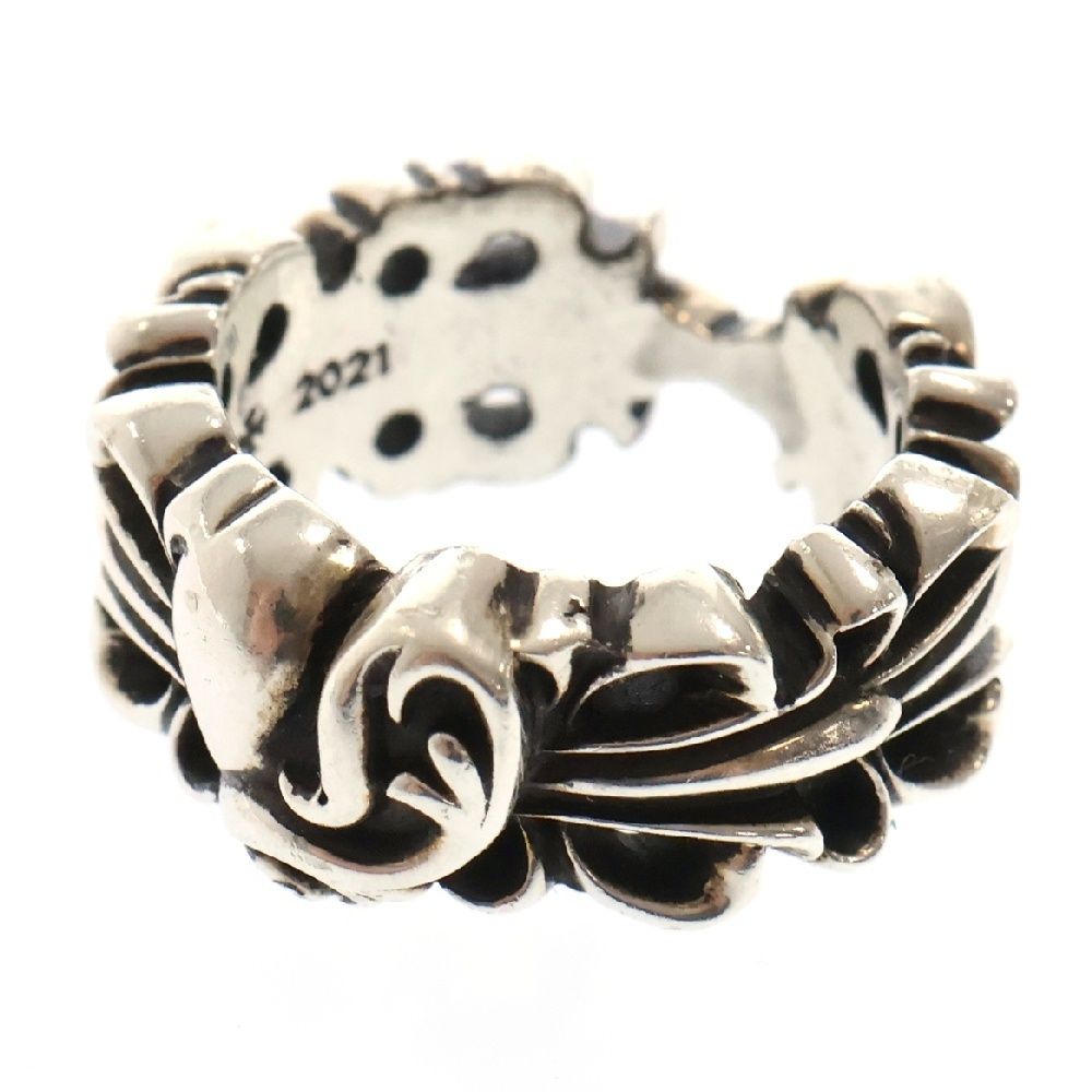 CHROME HEARTS (クロムハーツ) DBL FLRL CRS HRT ダブルフローラル