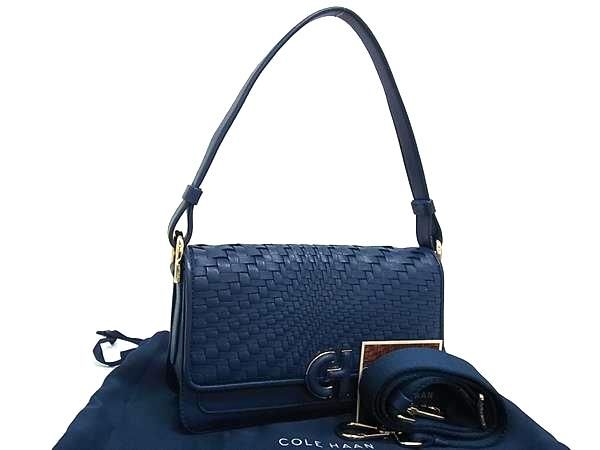 □新品□未使用□COLE HAAN コールハーン レザー 2WAY クロス