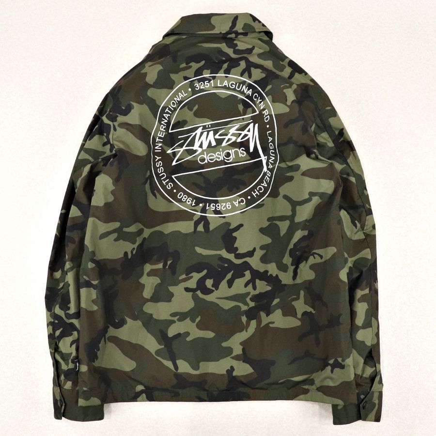 エバニュー 美品！STUSSY ステューシー サークル ストックロゴ 迷彩