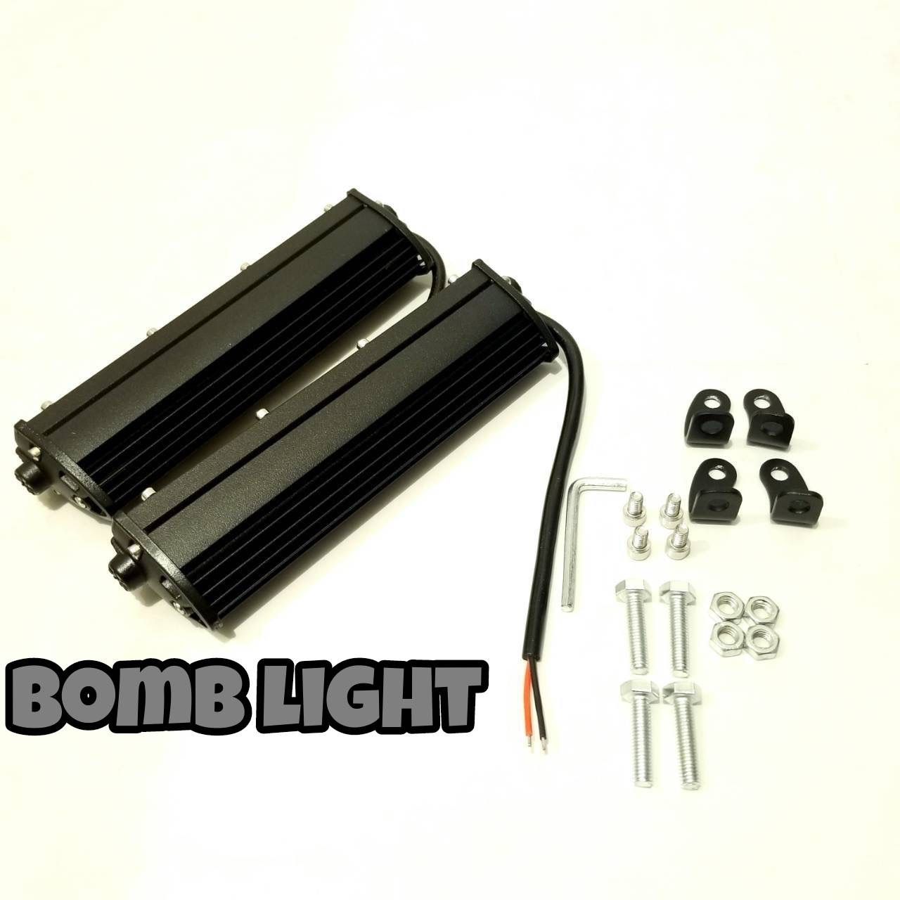 LEDワークライト 汎用フォグランプ 作業灯 防水 18w18cm ライトバー