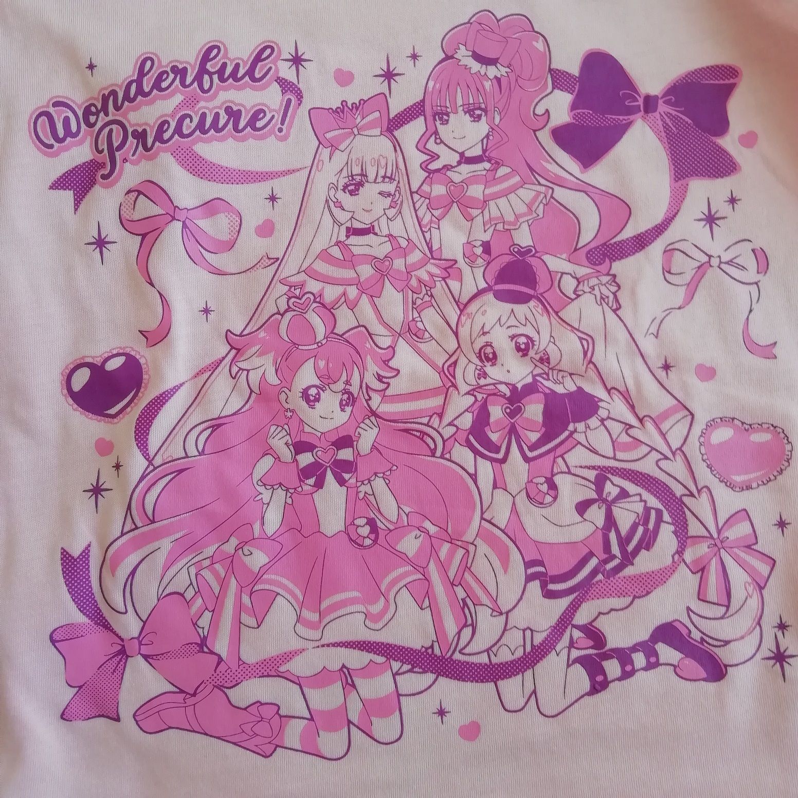 わんだふるぷりきゅあ 光るパジャマ 長袖 半袖Tシャツ 女の子 ベビー