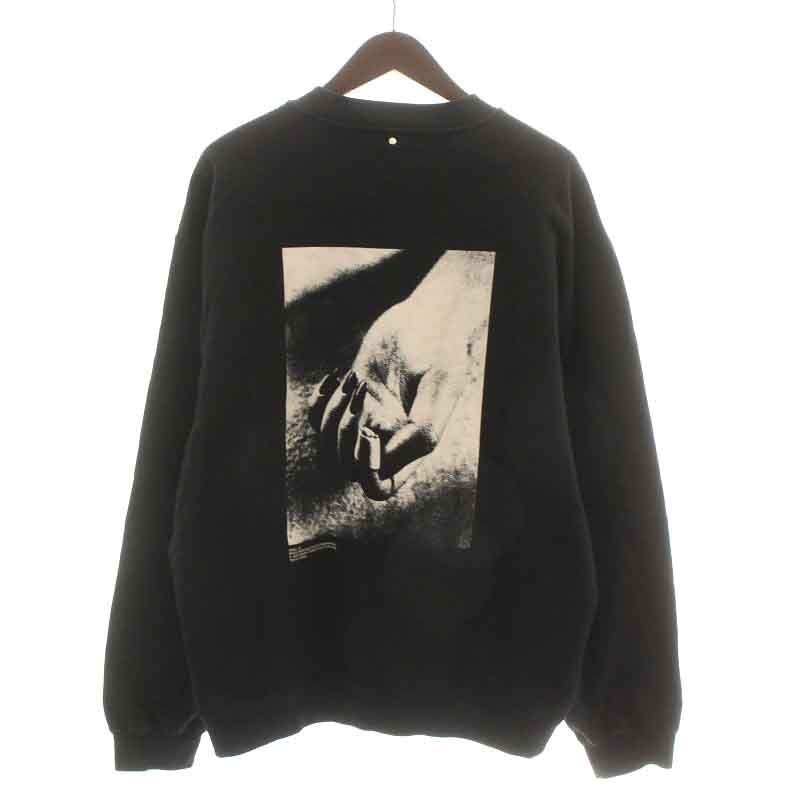 オーエーエムシー OAMC 20AW ダイドフォトプリントスウェットシャツ Daido Photo Print Sweatshirt トレーナー 長袖  クルーネック オーバーサイズ 裏起毛 M 黒 ブラック 白 OAMR706682 OR243708B - メルカリ