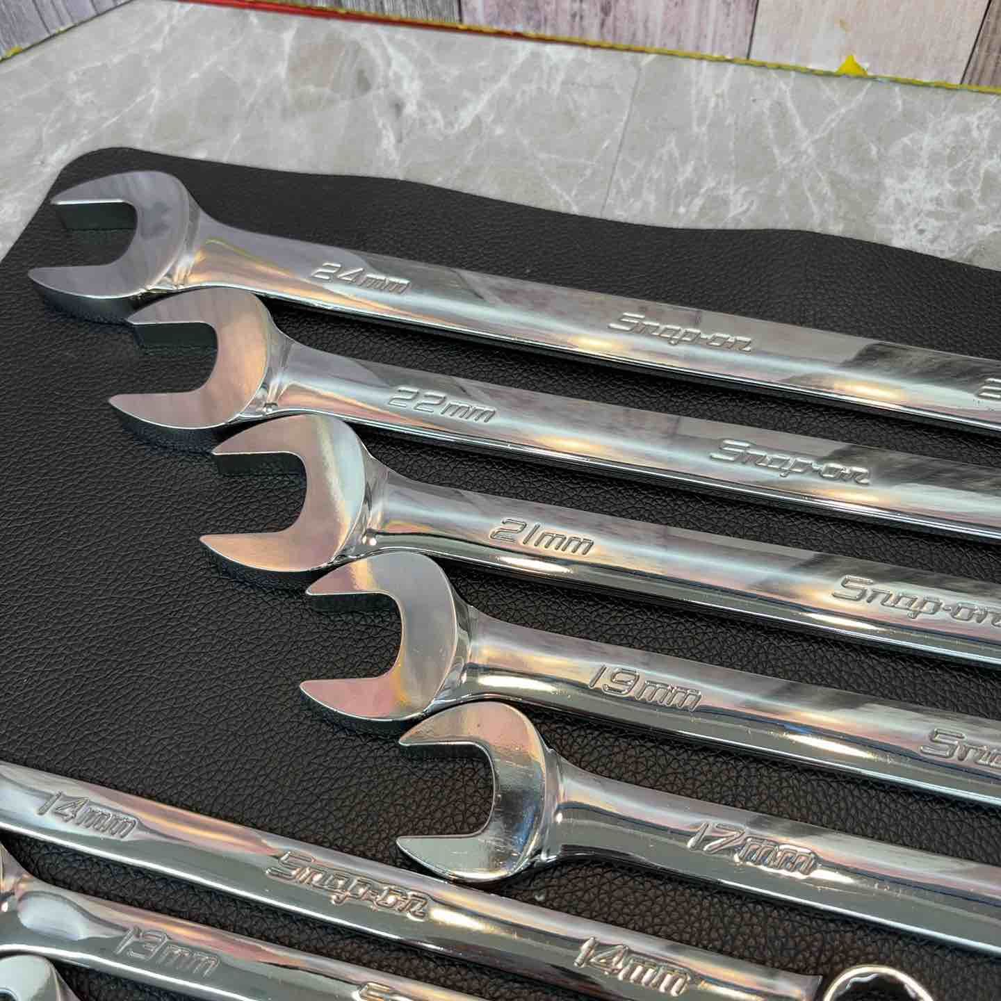 在庫処分 スナップオン コンビネーションレンチ OEXM 10本セット 8mm~24mm 八潮店