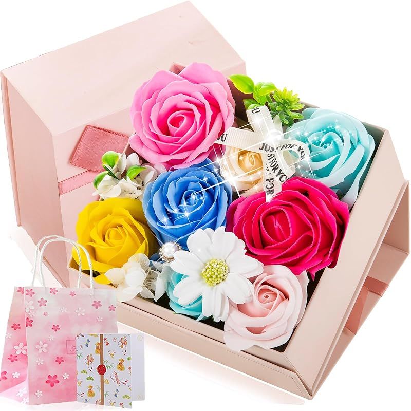 ソープフラワー薔薇 お誕生日 ・記念日 プレゼント 花束（ソープ 