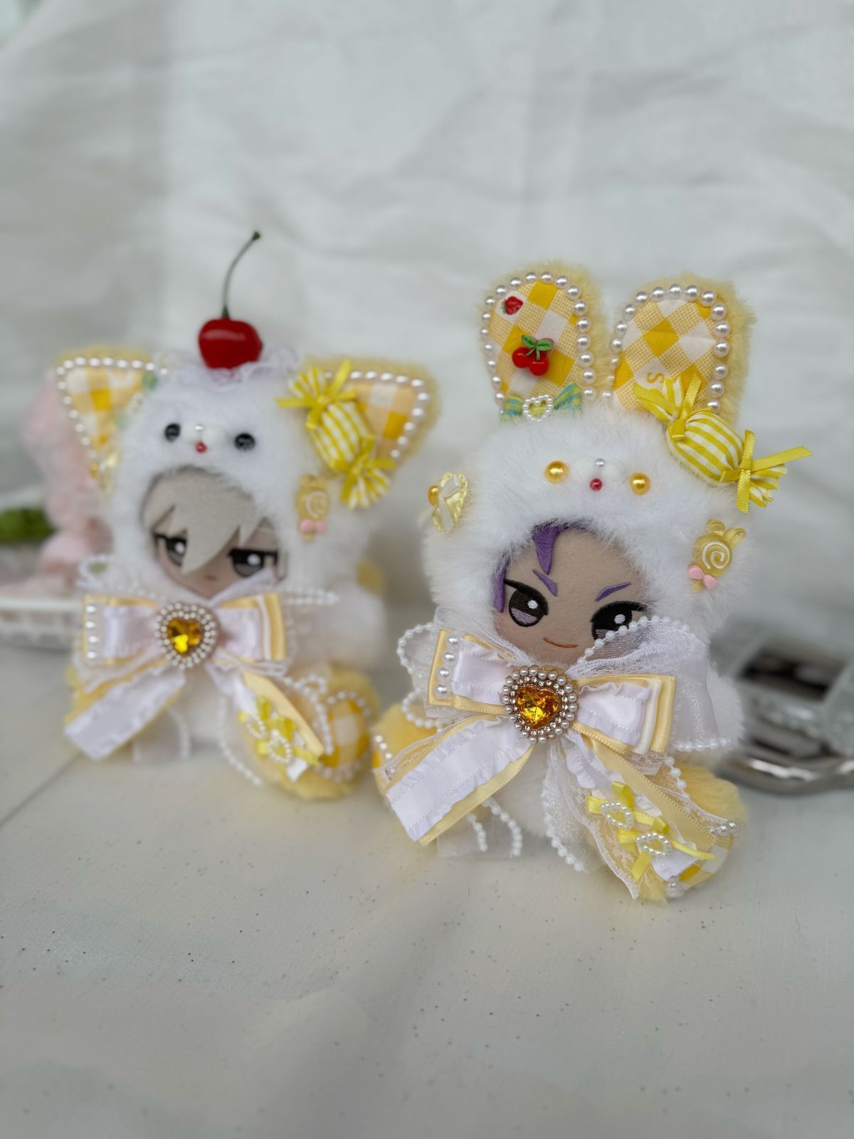 ぬい服 10cm ちびぐるみ おすわり 着せ替え服 2着セット