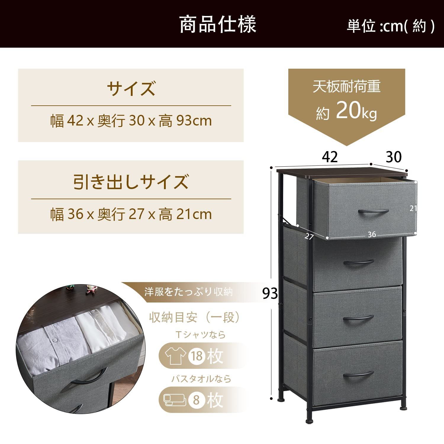ベッド シングル 3ゾーンポケットコイルマットレス付き ダークグレー