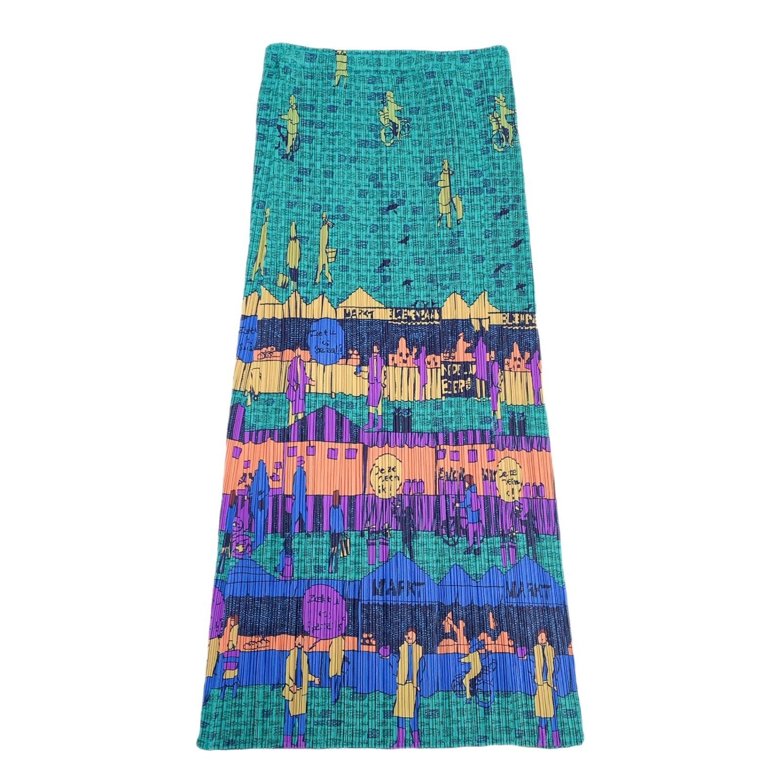 未使用級＊プリーツプリーズ PLEATS PLEASE スカーフ マルチカラー