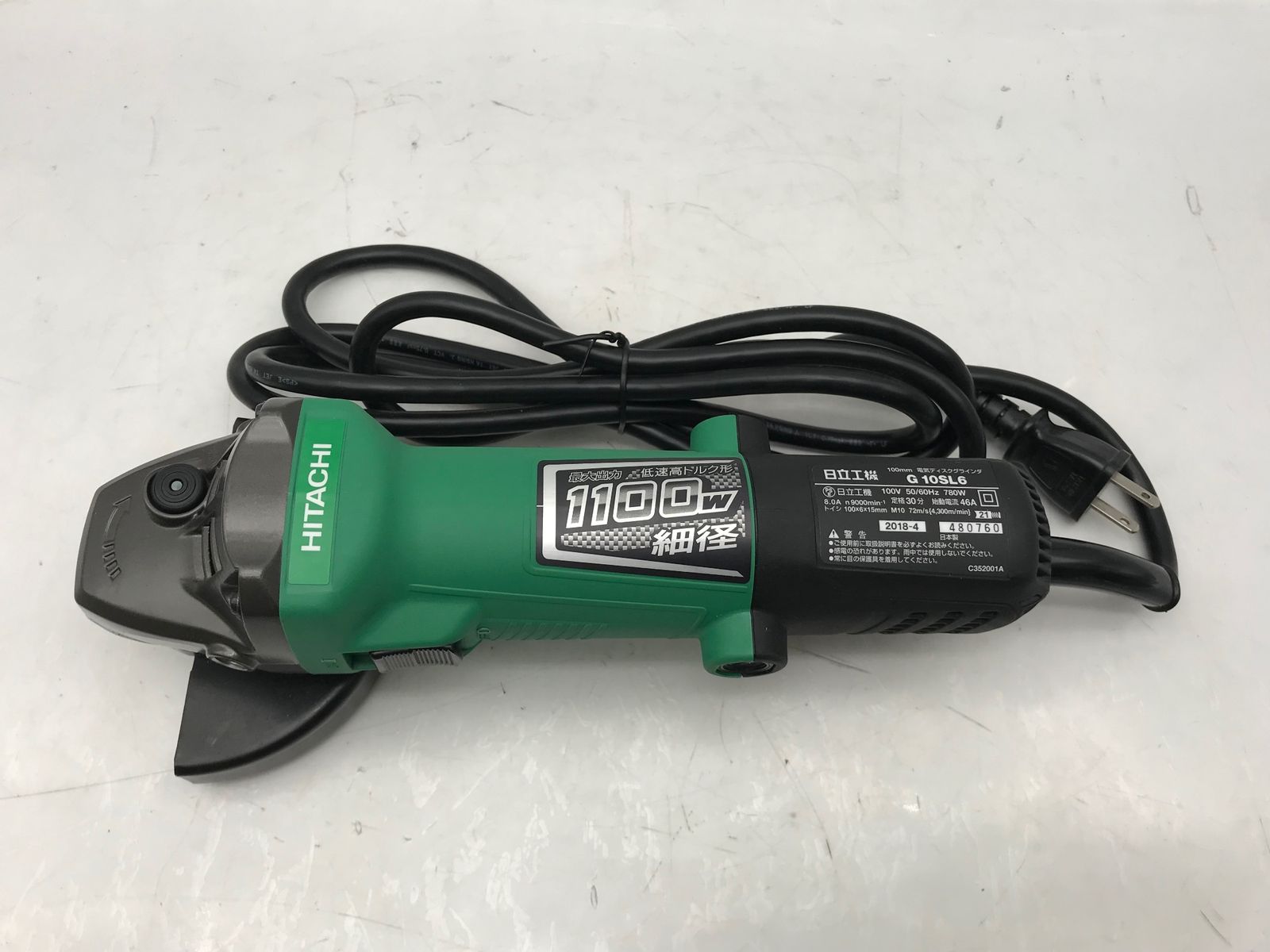 Hitachi 日立工機 電気ディスクグラインダー G10SL6 IT72LI1SVL2Q エコツール小牧ｲﾝﾀｰ店 M02
