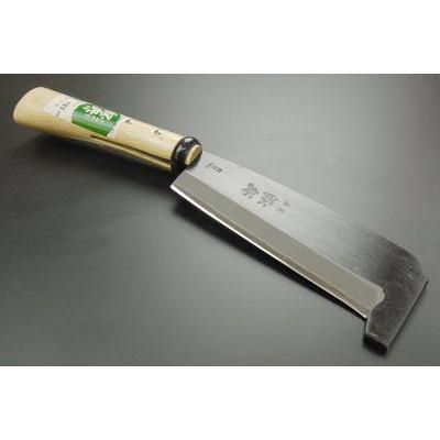 鋼典 カネノリ　鍛造　鋼付箸付鉈180mm　C-7　ナタ